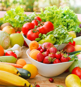 新鮮水果和蔬菜